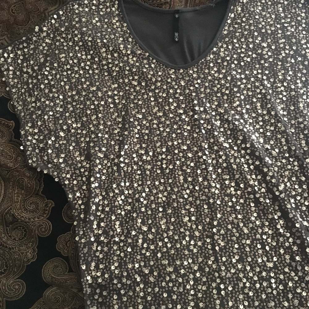 Sequined top size small
